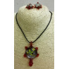 COLLAR / ARETE DE VIDRIO