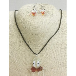 COLLAR / ARETE DE VIDRIO