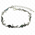 PULSERA DE METAL / CONCHA