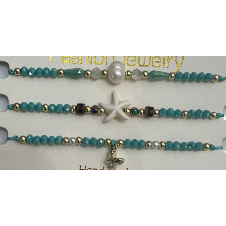 PULSERA DE HILO / VIDRIO