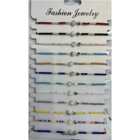 PULSERA DE HILO / VIDRIO