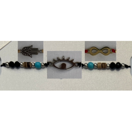 PULSERA DE HILO / VIDRIO