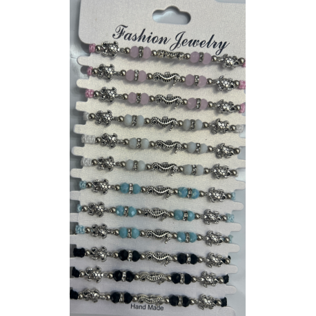 PULSERA DE HILO / VIDRIO