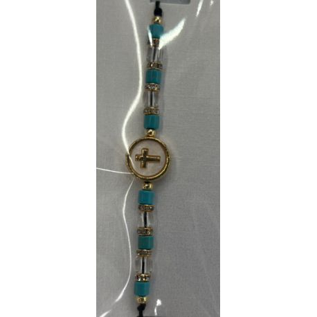 PULSERA DE HILO / VIDRIO