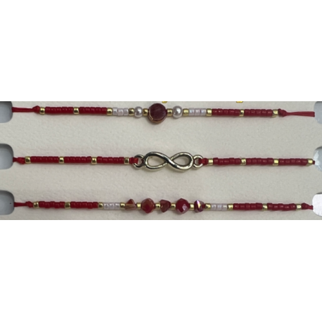 PULSERA DE HILO / VIDRIO
