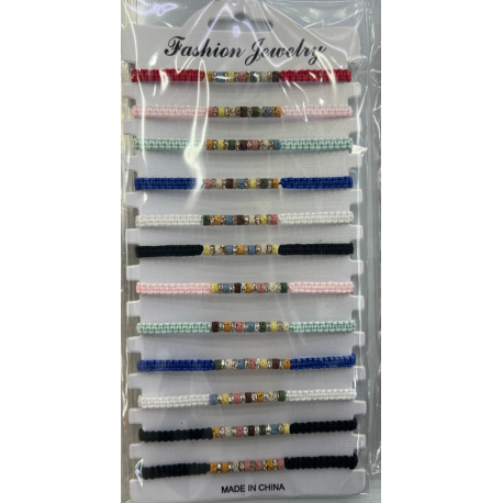 PULSERA DE HILO / VIDRIO