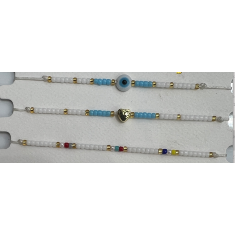 PULSERA DE HILO / VIDRIO