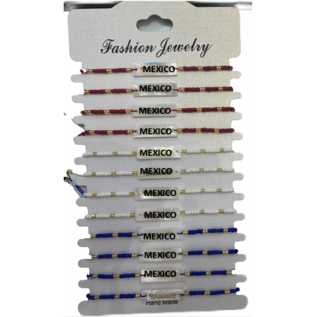 PULSERA DE HILO / VIDRIO