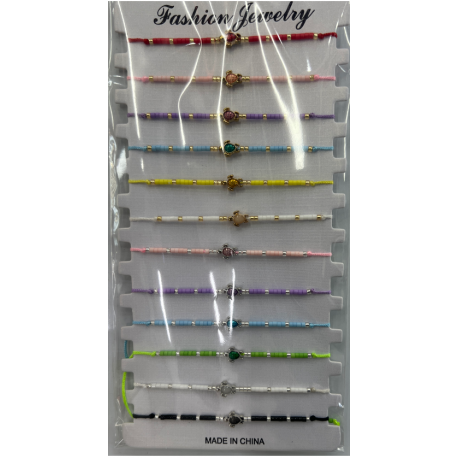 PULSERA DE HILO / VIDRIO
