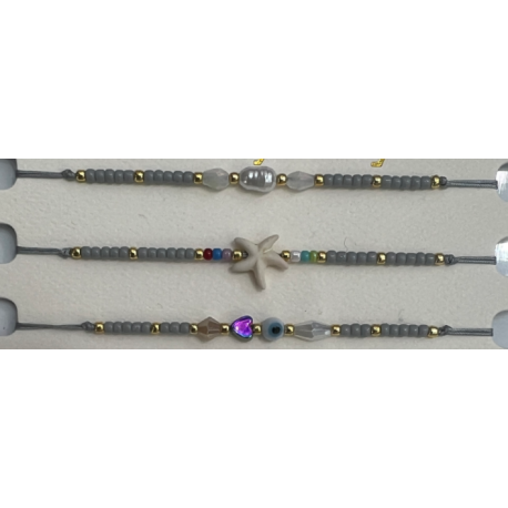 PULSERA DE HILO / VIDRIO