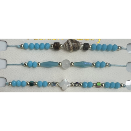 PULSERA DE HILO / VIDRIO