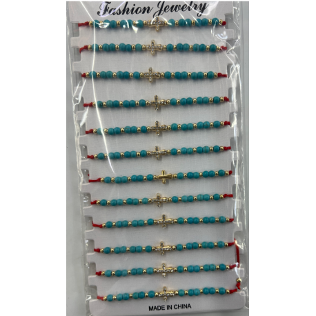 PULSERA DE HILO / VIDRIO