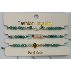 PULSERA DE HILO / VIDRIO