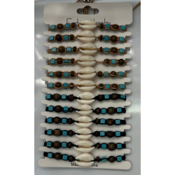PULSERA DE HILO / CONCHA