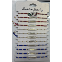 PULSERA DE HILO / VIDRIO