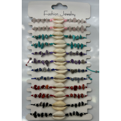 PULSERA DE HILO / CONCHA