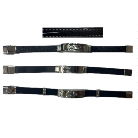 PULSERA DE METAL / SILICON