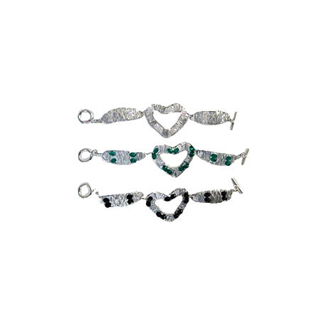 PULSERA DE METAL / CRISTAL